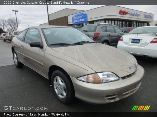 2000 Chevrolet Cavalier Coupe in Sandrift Metallic