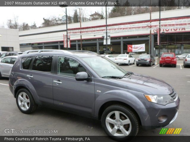 2007 Mitsubishi Outlander XLS 4WD in Graphite Gray Pearl
