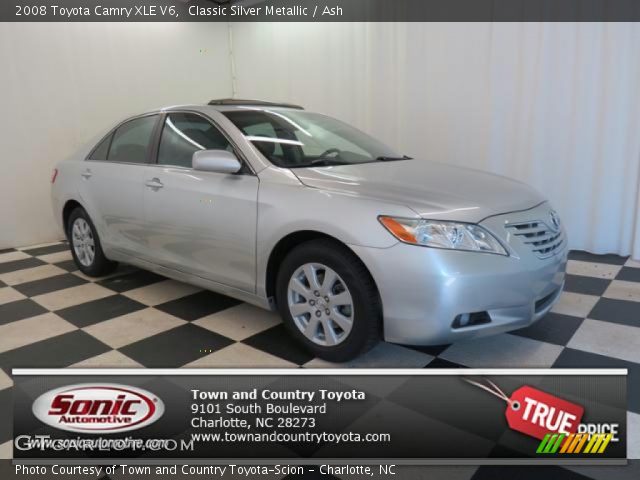 2008 Toyota Camry XLE V6 in Classic Silver Metallic