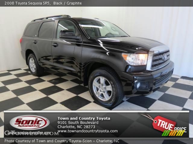 2008 Toyota Sequoia SR5 in Black