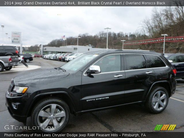 2014 Jeep Grand Cherokee Overland 4x4 in Brilliant Black Crystal Pearl