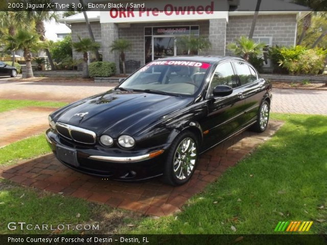 2003 Jaguar X-Type 3.0 in Ebony Black