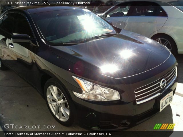 2010 Nissan Maxima 3.5 S in Super Black