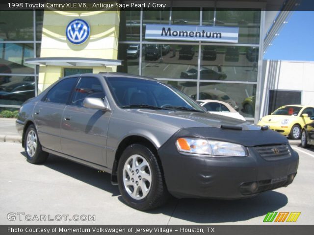 1998 Toyota Camry XLE V6 in Antique Sage Pearl