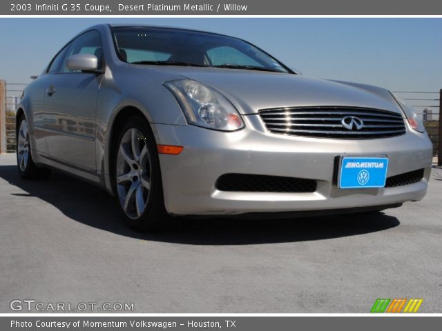 2003 Infiniti G 35 Coupe in Desert Platinum Metallic