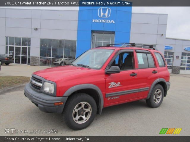 2001 Chevrolet Tracker ZR2 Hardtop 4WD in Wildfire Red