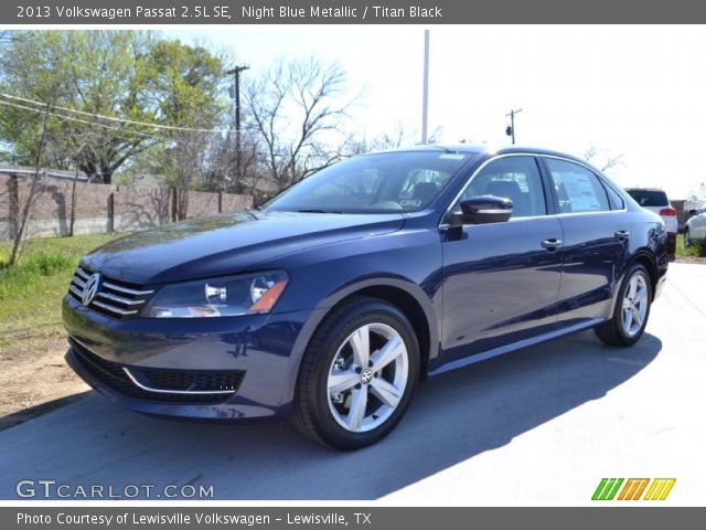2013 Volkswagen Passat 2.5L SE in Night Blue Metallic