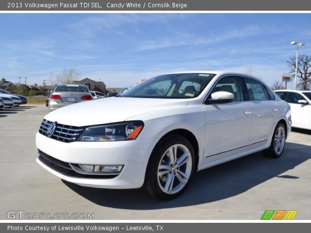 2013 Volkswagen Passat TDI SEL in Candy White