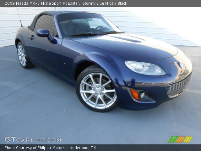 2009 Mazda MX-5 Miata Sport Roadster in Stormy Blue Mica