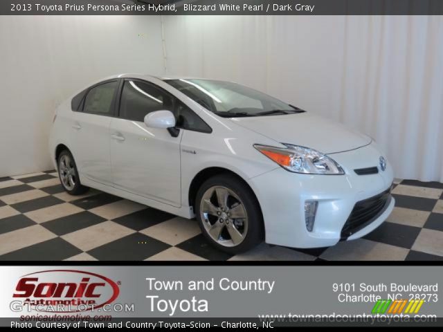 2013 Toyota Prius Persona Series Hybrid in Blizzard White Pearl