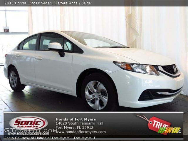 2013 Honda Civic LX Sedan in Taffeta White