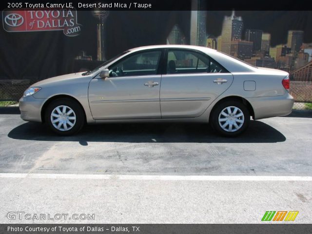 2005 Toyota Camry LE in Desert Sand Mica