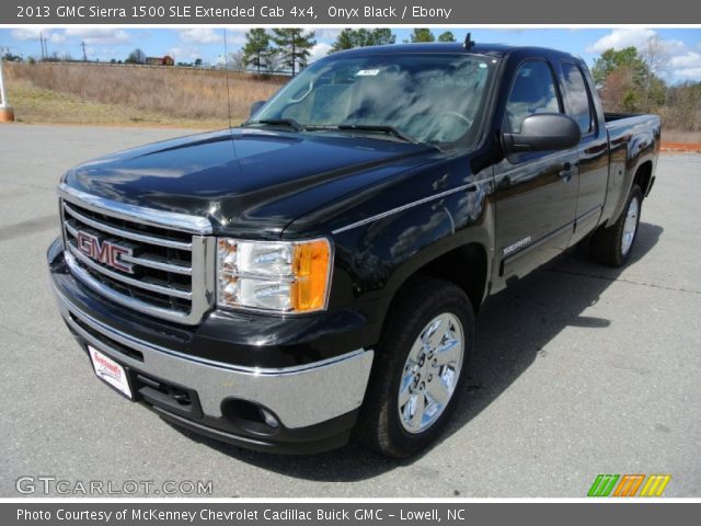 2013 GMC Sierra 1500 SLE Extended Cab 4x4 in Onyx Black