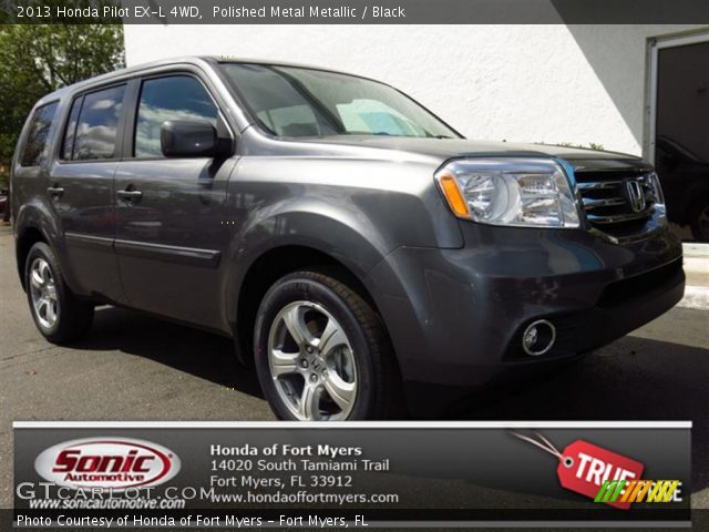 2013 Honda Pilot EX-L 4WD in Polished Metal Metallic