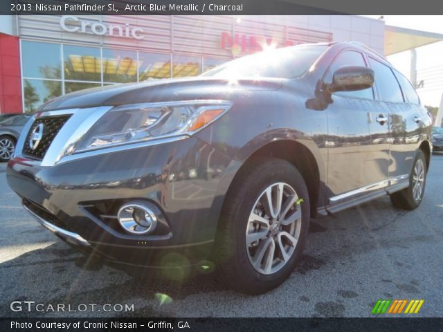 2013 Nissan Pathfinder SL in Arctic Blue Metallic