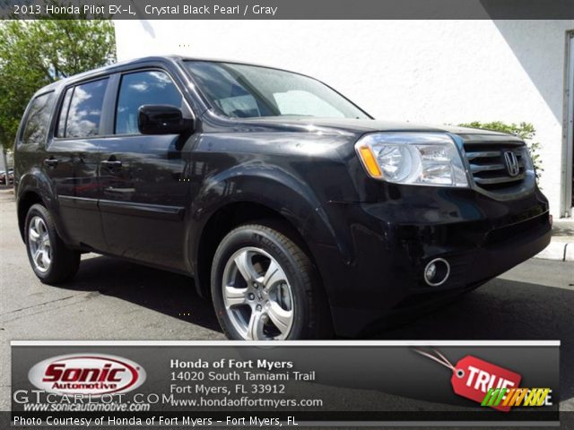 2013 Honda Pilot EX-L in Crystal Black Pearl