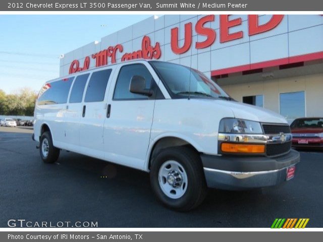 2012 Chevrolet Express LT 3500 Passenger Van in Summit White