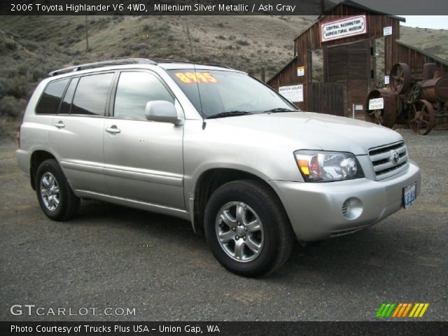 2006 Toyota Highlander V6 4WD in Millenium Silver Metallic