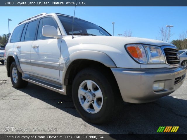 2000 Toyota Land Cruiser  in Natural White