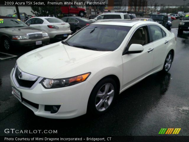 2009 Acura TSX Sedan in Premium White Pearl