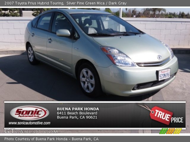 2007 Toyota Prius Hybrid Touring in Silver Pine Green Mica