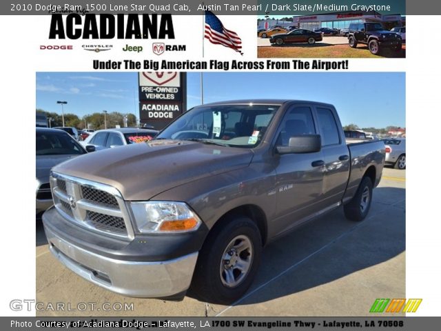 2010 Dodge Ram 1500 Lone Star Quad Cab in Austin Tan Pearl