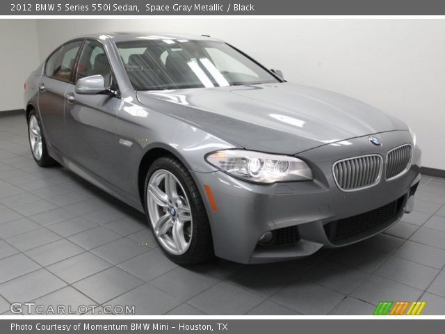 2012 BMW 5 Series 550i Sedan in Space Gray Metallic