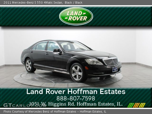 2011 Mercedes-Benz S 550 4Matic Sedan in Black