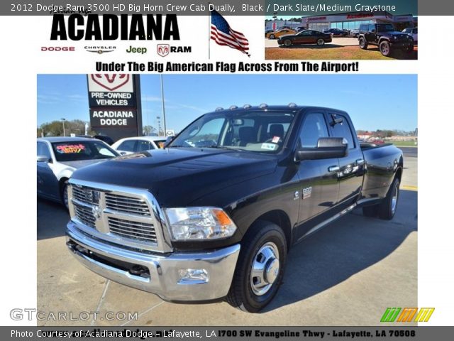 2012 Dodge Ram 3500 HD Big Horn Crew Cab Dually in Black