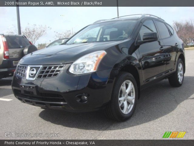 2008 Nissan Rogue SL AWD in Wicked Black
