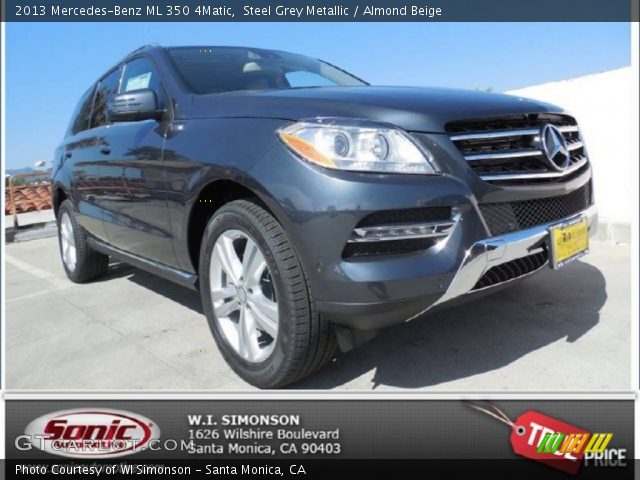 2013 Mercedes-Benz ML 350 4Matic in Steel Grey Metallic