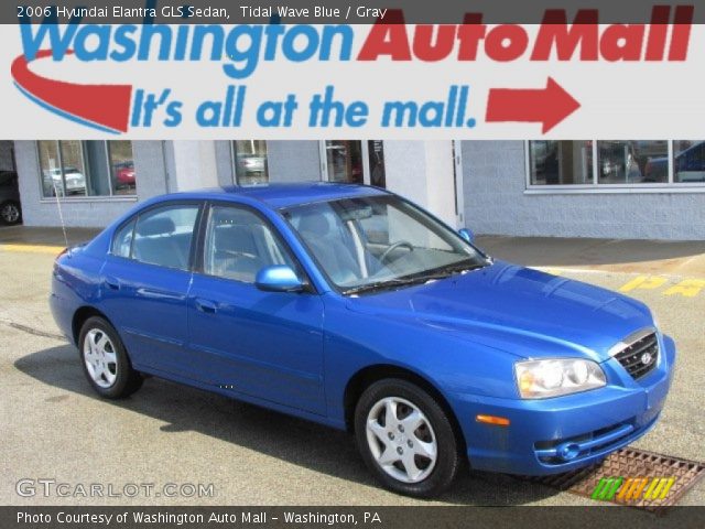 2006 Hyundai Elantra GLS Sedan in Tidal Wave Blue