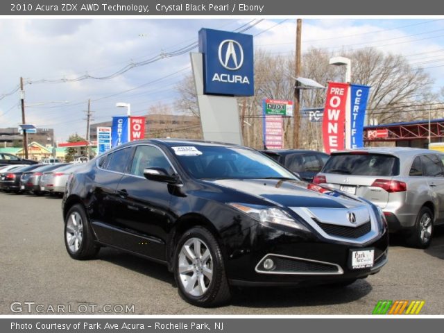 2010 Acura ZDX AWD Technology in Crystal Black Pearl