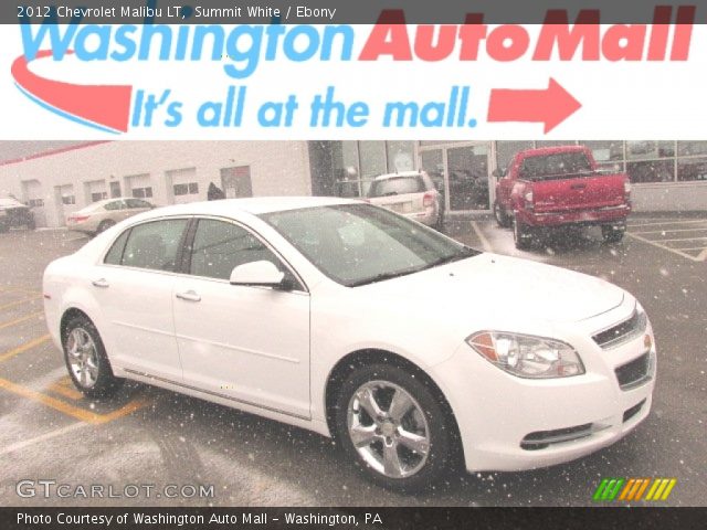 2012 Chevrolet Malibu LT in Summit White
