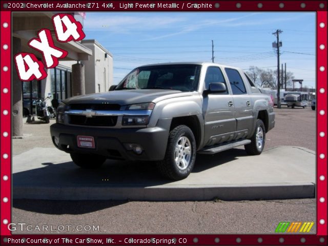 2002 Chevrolet Avalanche Z71 4x4 in Light Pewter Metallic