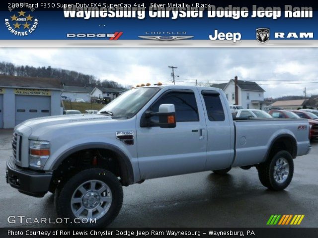 2008 Ford F350 Super Duty FX4 SuperCab 4x4 in Silver Metallic