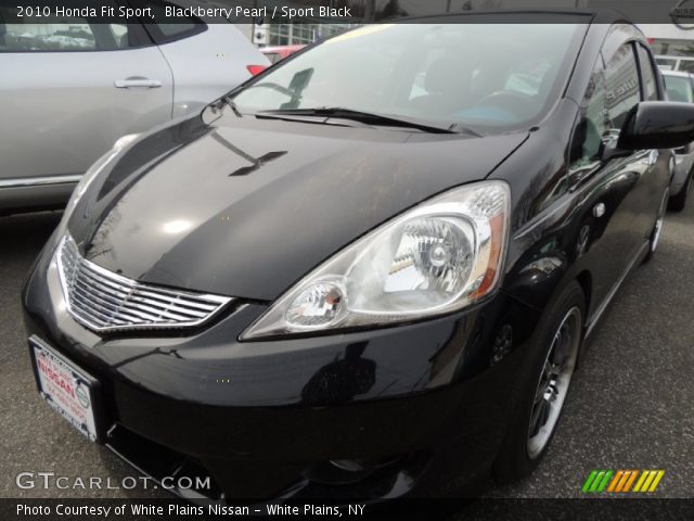 2010 Honda Fit Sport in Blackberry Pearl