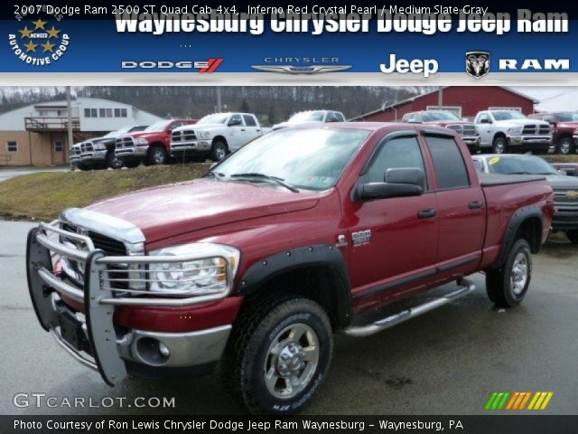 2007 Dodge Ram 2500 ST Quad Cab 4x4 in Inferno Red Crystal Pearl