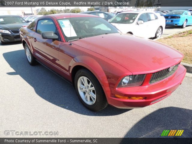 2007 Ford Mustang V6 Deluxe Coupe in Redfire Metallic