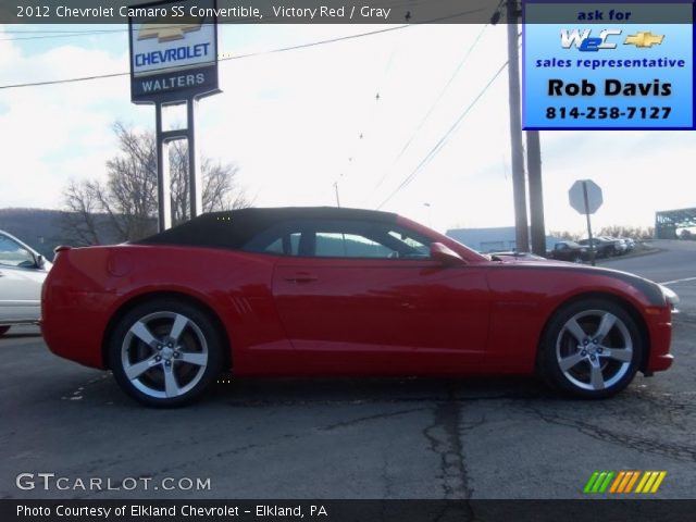 2012 Chevrolet Camaro SS Convertible in Victory Red