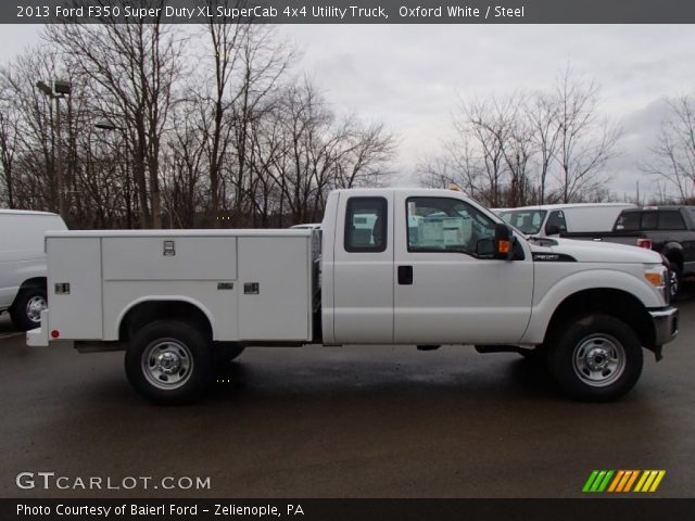 2013 Ford F350 Super Duty XL SuperCab 4x4 Utility Truck in Oxford White