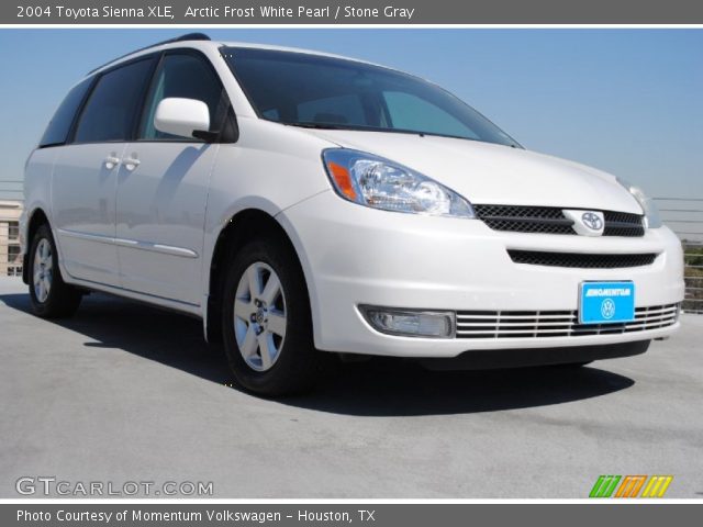 2004 Toyota Sienna XLE in Arctic Frost White Pearl