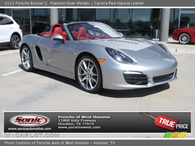 2013 Porsche Boxster S in Platinum Silver Metallic