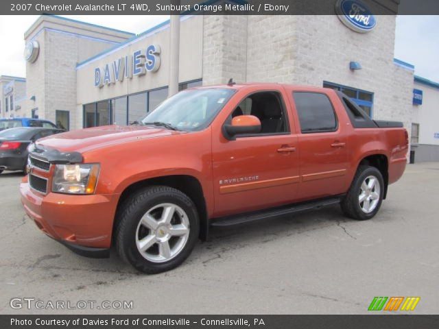 2007 Chevrolet Avalanche LT 4WD in Sunburst Orange Metallic