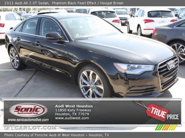 2013 Audi A6 2.0T Sedan in Phantom Black Pearl Effect