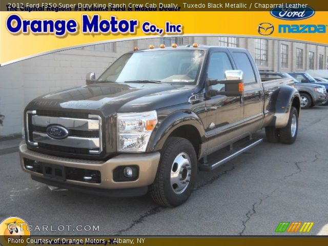 2012 Ford F350 Super Duty King Ranch Crew Cab Dually in Tuxedo Black Metallic
