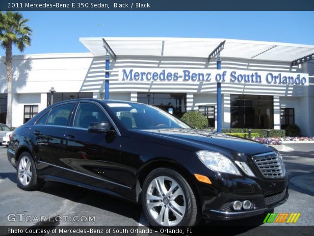 2011 Mercedes-Benz E 350 Sedan in Black