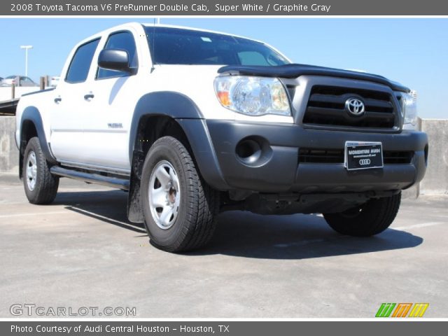 2008 Toyota Tacoma V6 PreRunner Double Cab in Super White
