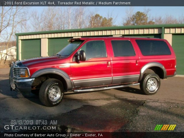 2001 Ford Excursion XLT 4x4 in Toreador Red Metallic