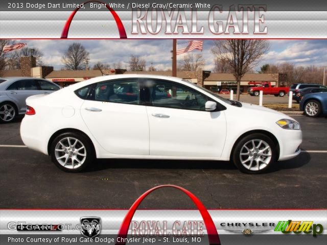 2013 Dodge Dart Limited in Bright White